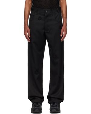 Song For The Mute Daisy Long Work Pants - Black