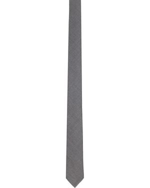 Thom Browne Thom E Twill Classic Tie - Black