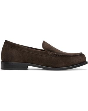 A.P.C. Suede Loafers - Black
