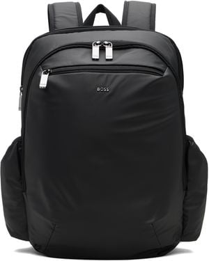 BOSS Logo Hardware Backpack - Black