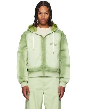 Dime Hooded Utility Jacket - Green