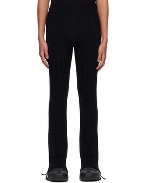 Dion Lee Gathered Utility Lounge Trousers - Black