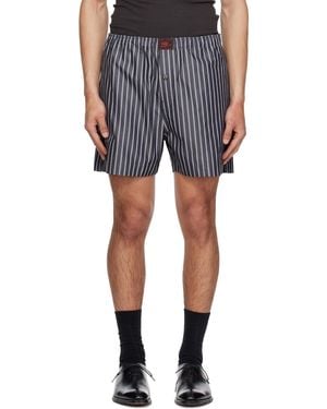 Willy Chavarria Willy Woven Boxer Shorts - Blue