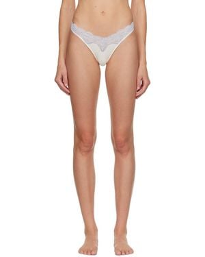 Fruity Booty Off- & Lacie Thong - White