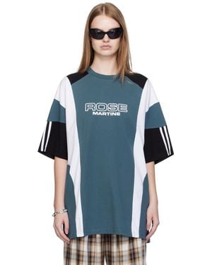 Martine Rose Oversized Panelled T-Shirt - Blue