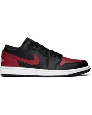 Nike ブラック＆レッド Air Jordan 1 Low スニーカー