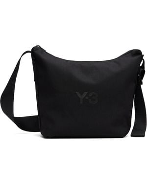 Y-3 ブラック スモール クロスボディバッグ