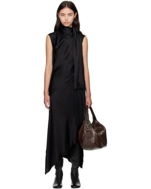 Acne Studios Satin Midi Dress - Black