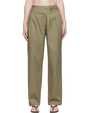 GIMAGUAS Khaki Martin Trousers - Green