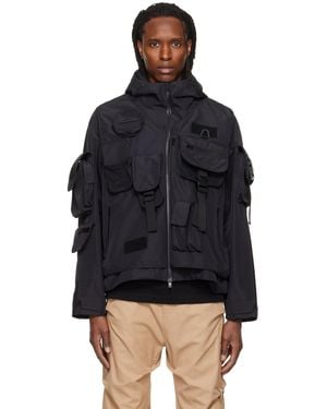we11done Military Shell Jacket - Black