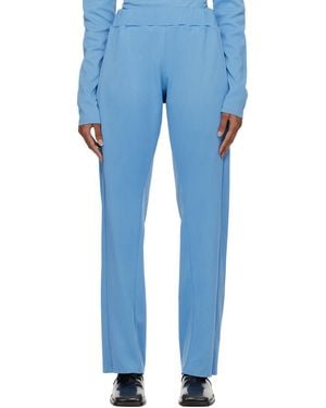 Bianca Saunders Three-Pocket Lounge Trousers - Blue
