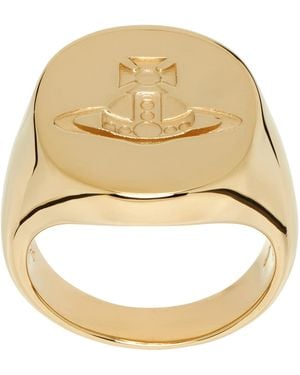Vivienne Westwood Seal Ring - Metallic