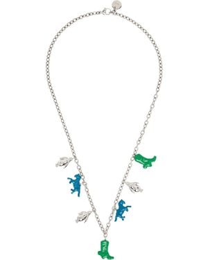 Marni Horse Charms Chain Necklace - Multicolor