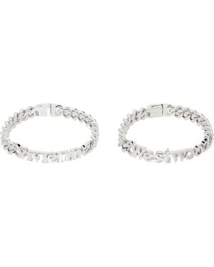 Vivienne Westwood Minos Bracelet Set - Black