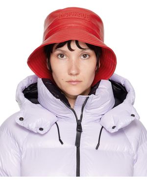 Mackage Chapeau Bob Rouge À Logo