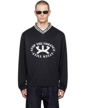 Still Kelly 'Stop The Violence' Sport Sweatshirt - Black