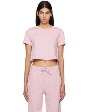 Nike Purple Cropped T-shirt - Pink