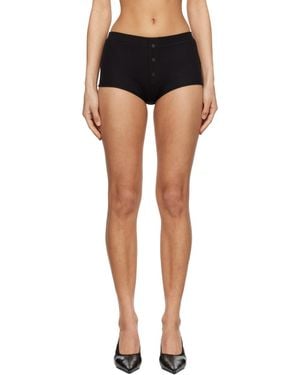 Entire studios Booty Shorts - Black