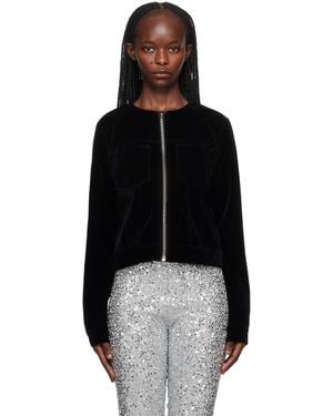 we11done Collarless Jacket - Black
