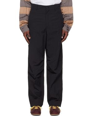 Dries Van Noten Taffeta Trousers - Black