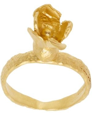 Elhanati Conie Vallese Edition Jardín Tulip Nude Ring - Metallic