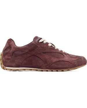 Bottega Veneta Burgundy Orbit Flash Sneakers - Purple