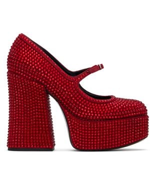Marc Jacobs 'The Kiki Platform Mary Jane' Heels - Red