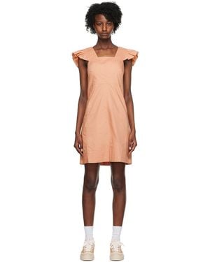 See By Chloé Pink Pinafore Minidress - Black