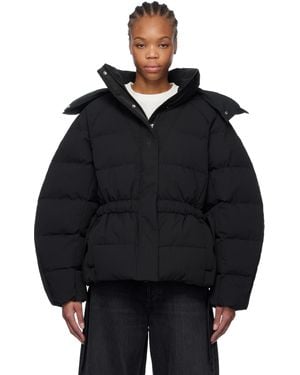 Ganni Tech Oversized Down Jacket - Black