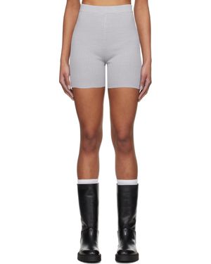 Rier Short Gris En Tricot - Noir