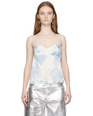 Ganni Printed Camisole - White