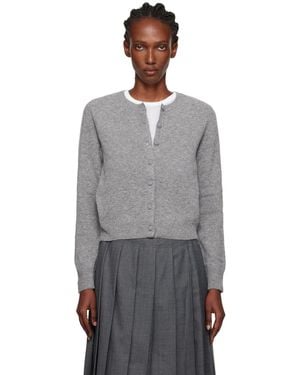 NOTHING WRITTEN Diene Round Cardigan - Grey