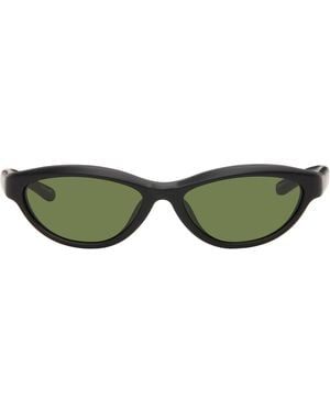Jacquemus Linda Farrow Edition 'The Curvo' Sunglasses - Green
