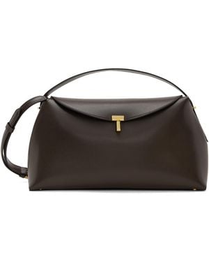 TOTEME T-lock Top Handle Bag - Black
