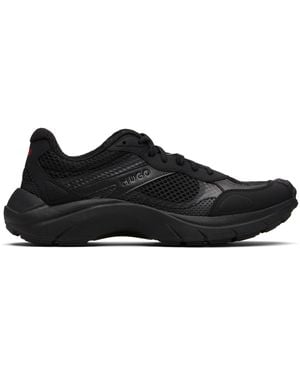 HUGO ロートップスニーカー オープンメッシュアッパー, ブラック HUGO Low-top sneakers for Men | Online Sale up to 43% off | Lyst