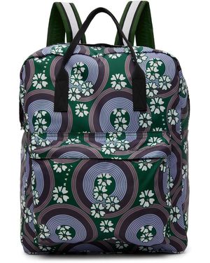 Marni キッズ｜パープル＆グリーン Allover 70S Circles バックパック - ブラック