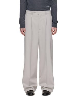 MM6 by Maison Margiela Stapled Trousers - Black
