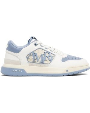 Amiri ホワイト＆ブルー Classic ローカットスニーカー - ブラック