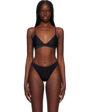 CDLP Haut De Bikini Triangle Noir