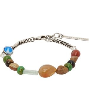 Dries Van Noten Natural Stones Bracelet - Metallic
