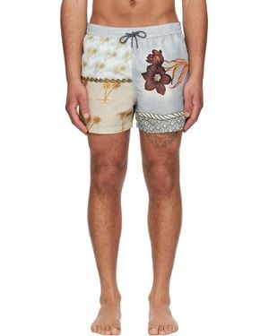 Paul Smith Textile Mix Swim Shorts - Multicolour