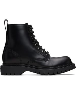 Givenchy Lace Up Boots - Black
