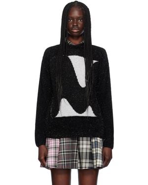 MSGM Themwave セーター - ブラック