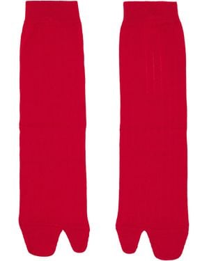 Maison Margiela Tabi Socks - Red
