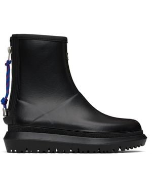Sacai Rubber Boots - Black