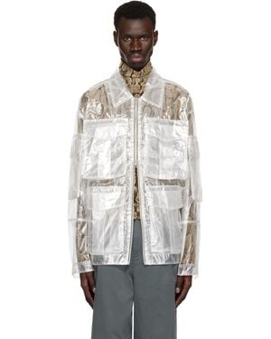 Dries Van Noten Transparent Nylon Jacket - Black