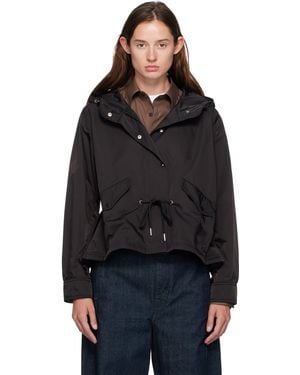 Moncler Noizay Hooded Parka Jacket - Black