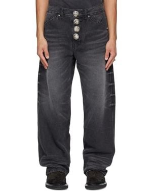 THUG CLUB Tc Extendo Denim Jeans - Black