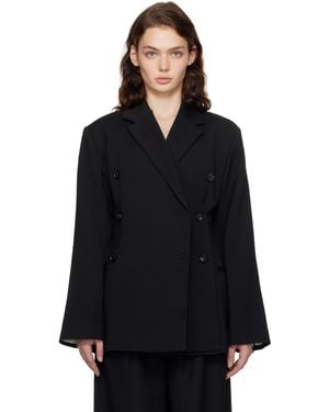 Co. Layered Double Breasted Blazer - Black