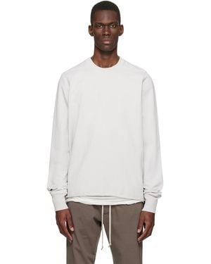 Rick Owens Off- Temple Crewneck Sweatshirt - Multicolour